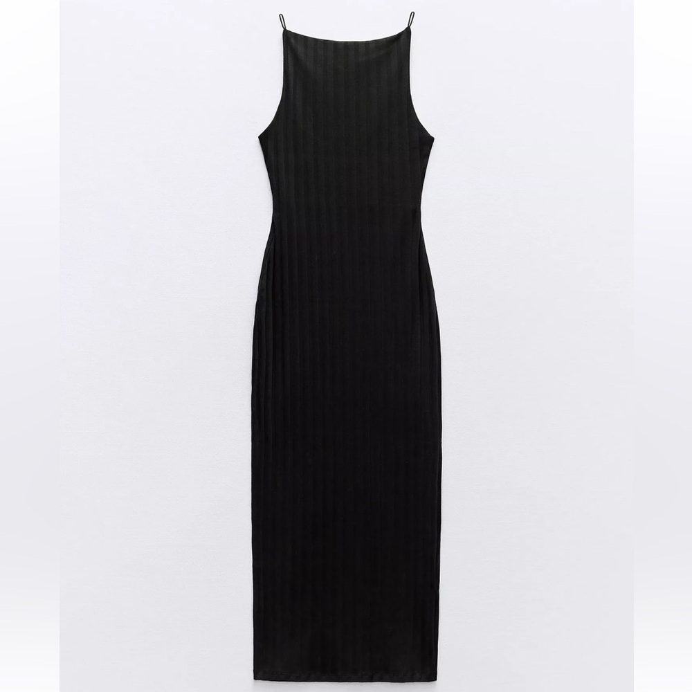 Zara ribbed midi Dress